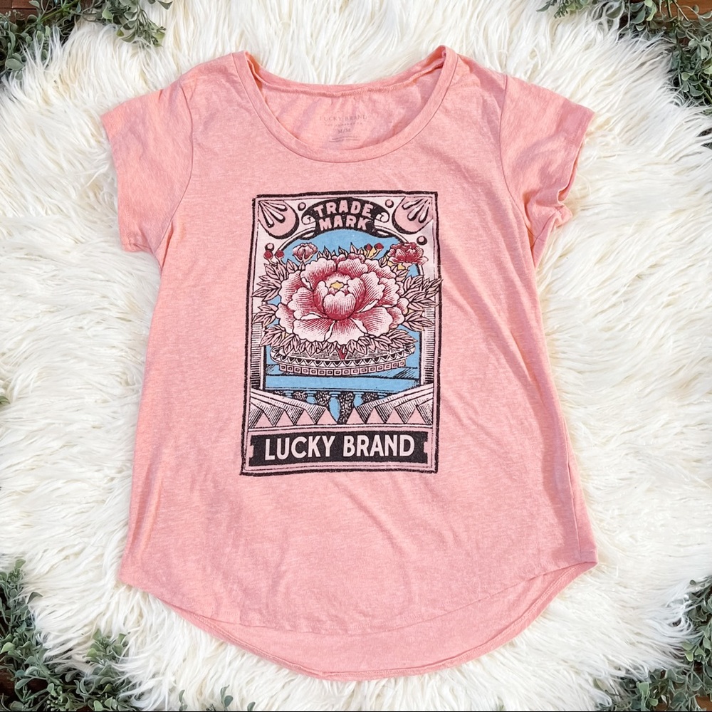 Lucky Brand Scoop Neck Tee
